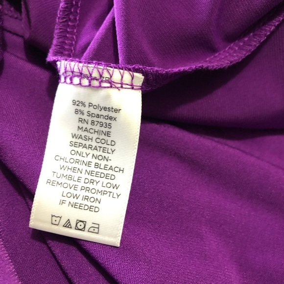 Susan Graver Petite Medium Purple Dress - Picture 5 of 5